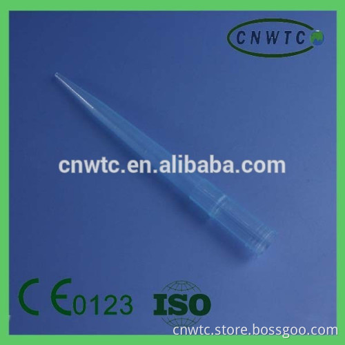 Lab Disposable pipette tip 1250ml with blue